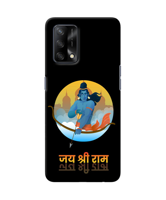 Black Jay Shree Ram Oppo F19 Back Cover