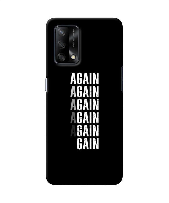 Again Again Gain Oppo F19/F19s Back Cover