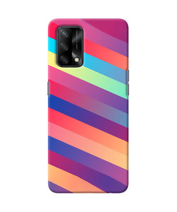 Stripes color Oppo F19/F19s Back Cover