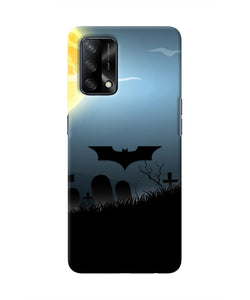 Batman Scary cemetry Oppo F19 Real 4D Back Cover