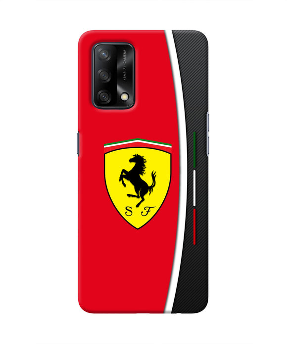 Ferrari Abstract Oppo F19 Real 4D Back Cover