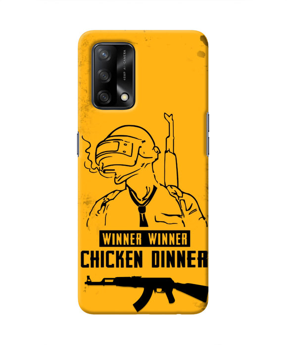 PUBG Chicken Dinner Oppo F19 Real 4D Back Cover