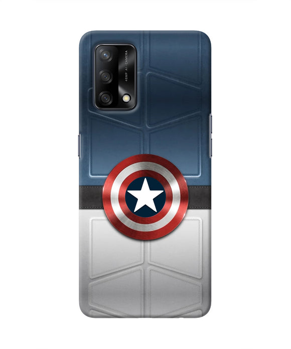 Captain America Suit Oppo F19 Real 4D Back Cover