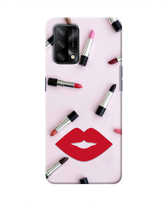 Lips Lipstick Shades Oppo F19 Real 4D Back Cover