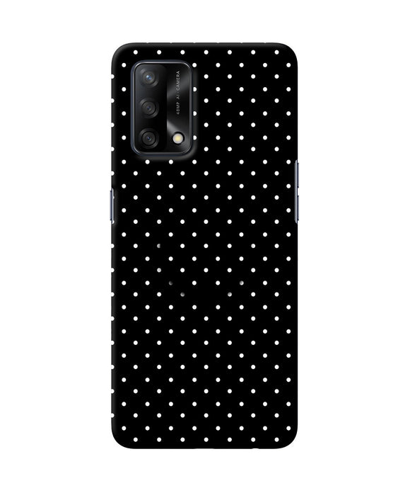 White Dots Oppo F19 Pop Case