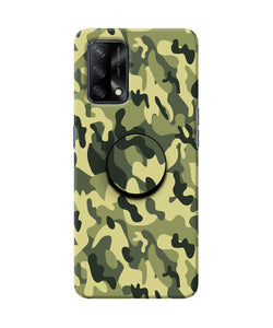 Camouflage Oppo F19 Pop Case