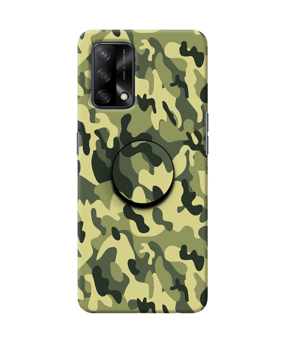 Camouflage Oppo F19 Pop Case