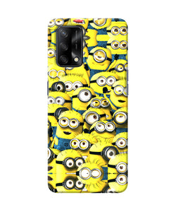 Minions mini crowd Oppo F19 Back Cover