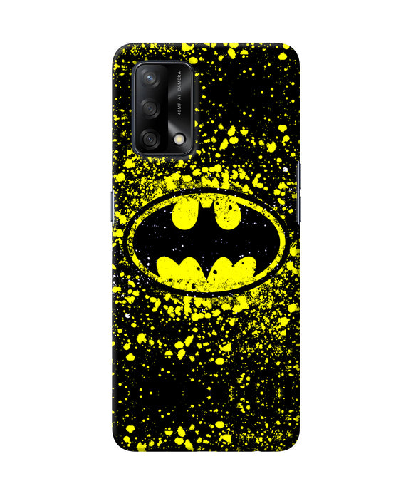 Batman last knight print yellow Oppo F19 Back Cover