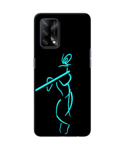 Lord krishna sketch Oppo F19 Back Cover