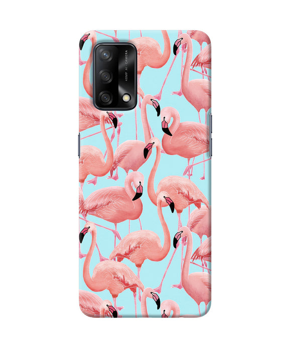 Abstract sheer bird print Oppo F19 Back Cover