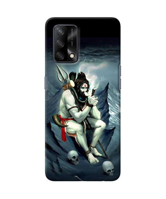 Lord shiva chillum Oppo F19 Back Cover