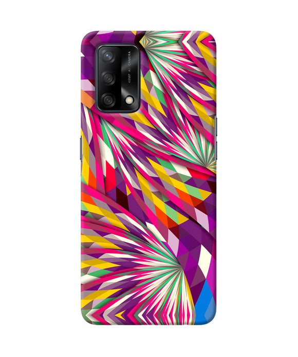Abstract colorful print Oppo F19 Back Cover