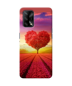 Natural heart tree Oppo F19 Back Cover