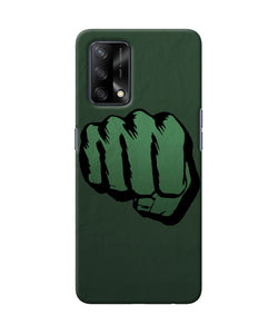 Hulk smash logo Oppo F19 Back Cover