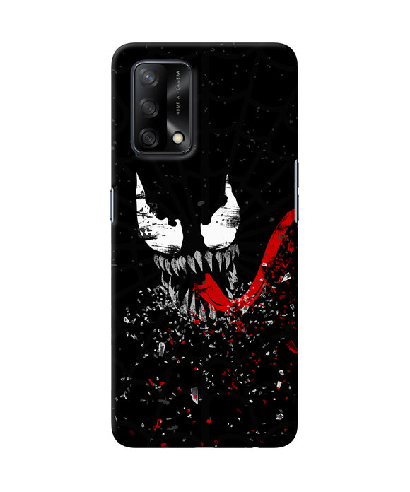 Venom black poster Oppo F19 Back Cover