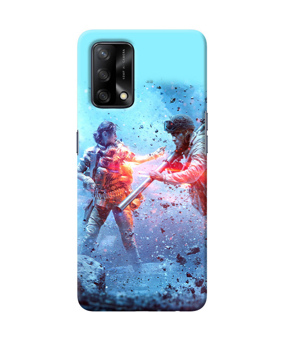 Pubg water fight Oppo F19 Back Cover