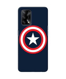 Captain america logo Oppo F19 Back Cover