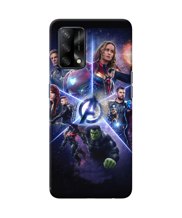 Avengers super hero poster Oppo F19 Back Cover