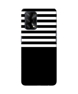 Black and white print Oppo F19 Back Cover