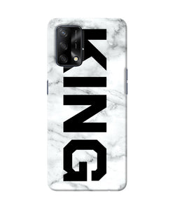 King marble text Oppo F19 Back Cover