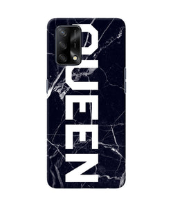 Queen marble text Oppo F19 Back Cover