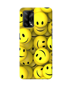 Smiley balls Oppo F19 Back Cover