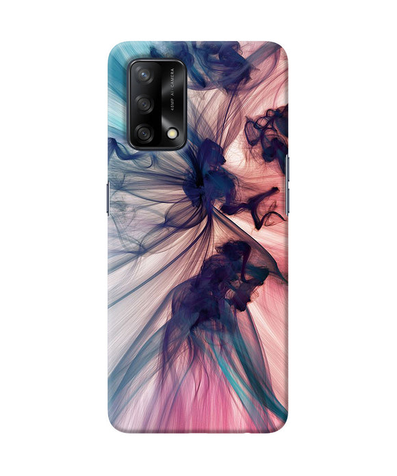 Abstract black smoke Oppo F19 Back Cover