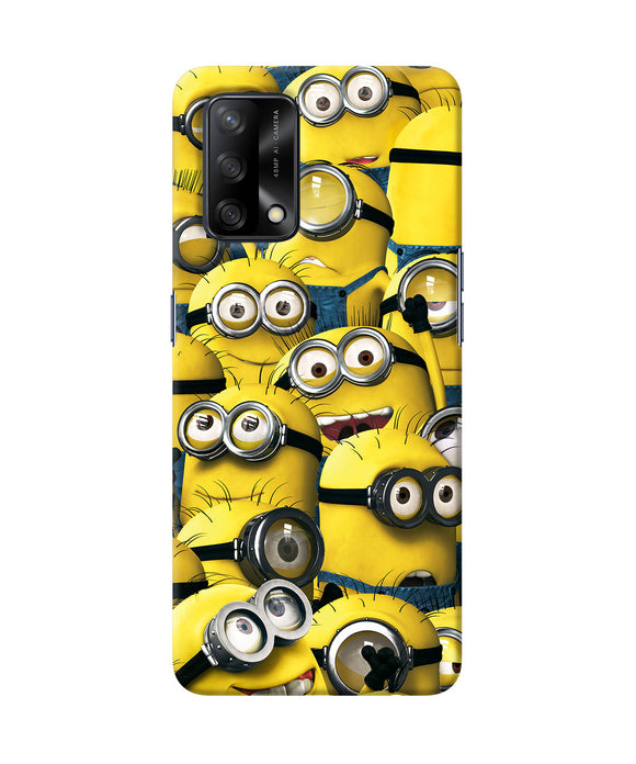 Minions crowd Oppo F19 Back Cover