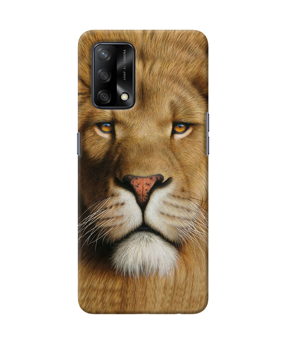 Nature lion poster Oppo F19 Back Cover