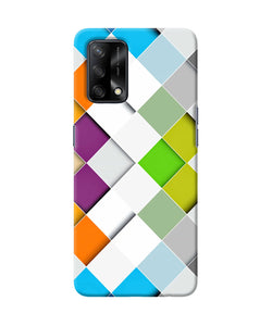 Abstract color box Oppo F19 Back Cover