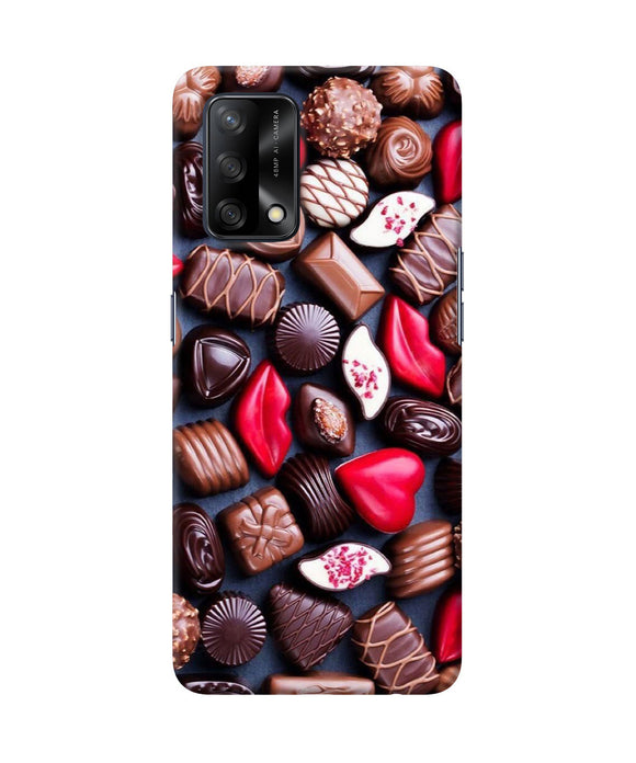 Valentine special chocolates Oppo F19 Back Cover