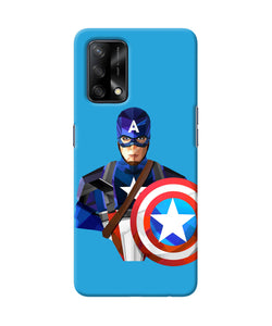 Captain america character Oppo F19 Back Cover