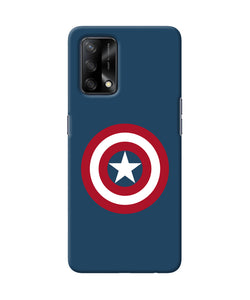 Captain america logo Oppo F19 Back Cover