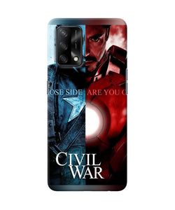 Civil war Oppo F19 Back Cover