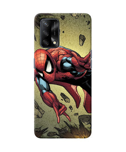 Spiderman on sky Oppo F19 Back Cover