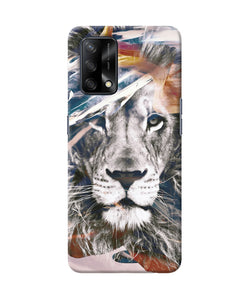 Lion poster Oppo F19 Back Cover