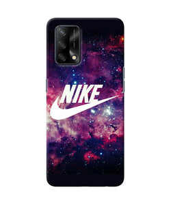 NIke galaxy logo Oppo F19 Back Cover