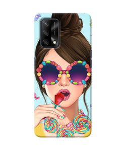 Fashion girl Oppo F19 Back Cover