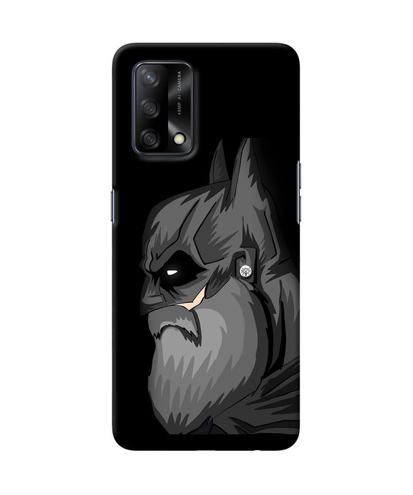 Batman with beard Oppo F19 Back Cover