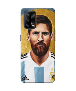 Messi face Oppo F19 Back Cover