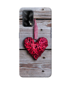 Lace heart Oppo F19 Back Cover