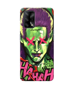 Damaged joker anim Oppo F19 Back Cover