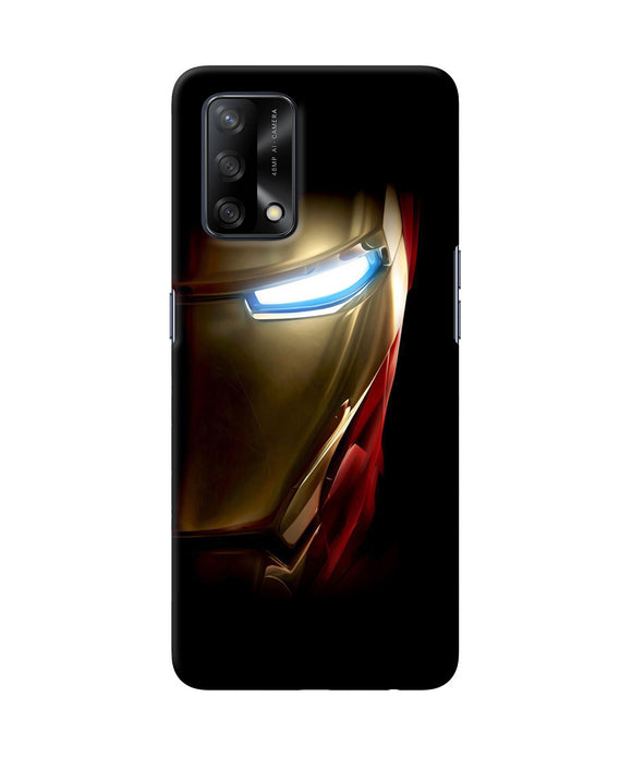Ironman half face Oppo F19 Back Cover