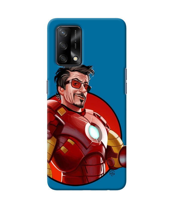 Ironman animate Oppo F19 Back Cover