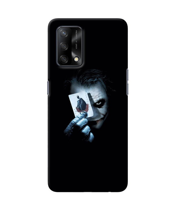 Joker dark knight card Oppo F19 Back Cover