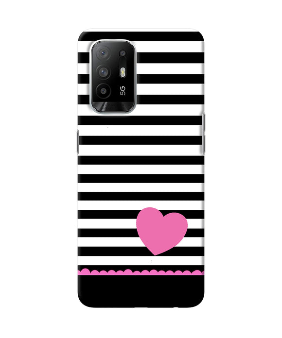 Abstract heart Oppo F19 Pro+ Back Cover