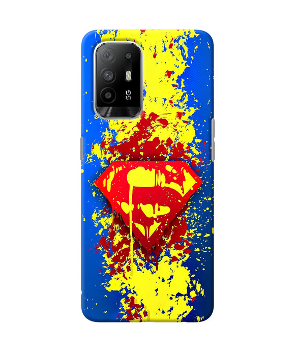 Superman logo Oppo F19 Pro+ Back Cover