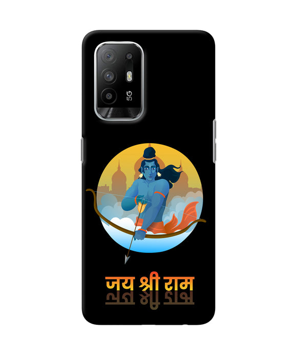 Black Jay Shree Ram Oppo F19 Pro+ Back Cover