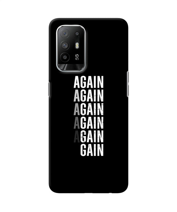 Again Again Gain Oppo F19 Pro Back Cover